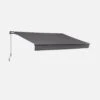 Store Banne Manuel 4x2,5m Couleur : Gris -Jardin Et Extérieur AWM4X25KDGY 01