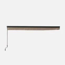 Store Banne Manuel 4x3m Couleur : Taupe -Jardin Et Extérieur AWM4X3SCBN 02