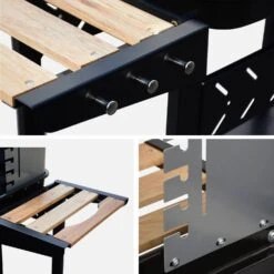 Barbecue Charbon 10 Barbecue Charbon -Jardin Et Extérieur BBQ808WD 03