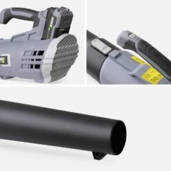 Souffleur De Feuilles à Batterie 20V 4 Vitesses -Jardin Et Extérieur BLO35BAT20V4 04