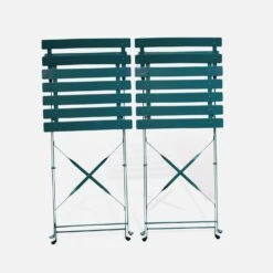 Chaise De Jardin Pliable Métal (lot De 2) Couleur : Bleu Canard 7 Chaise De Jardin Pliable Métal (lot De 2) Couleur : Bleu Canard -Jardin Et Extérieur BS2CHRBD 03