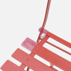 Table De Jardin Bistrot Pliable Métal, 2 Chaises Couleur : Terracotta 12 Table De Jardin Bistrot Pliable Métal, 2 Chaises Couleur : Terracotta -Jardin Et Extérieur BS70S2TER 04