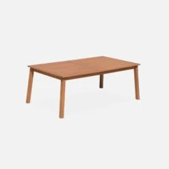 Table De Jardin Extensible Bois 12 Places -Jardin Et Extérieur EC300R10 01