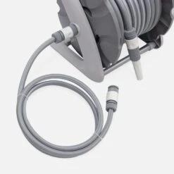 Dévidoir Mural Automatique Avec Tuyau D'arrosage, 20m -Jardin Et Extérieur EXWH20MINI 03