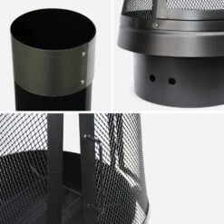 Brasero Cheminée D'extérieur -Jardin Et Extérieur FPLF107BK 04