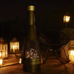 Brasero Cheminée D'extérieur -Jardin Et Extérieur FPLF107BK 06