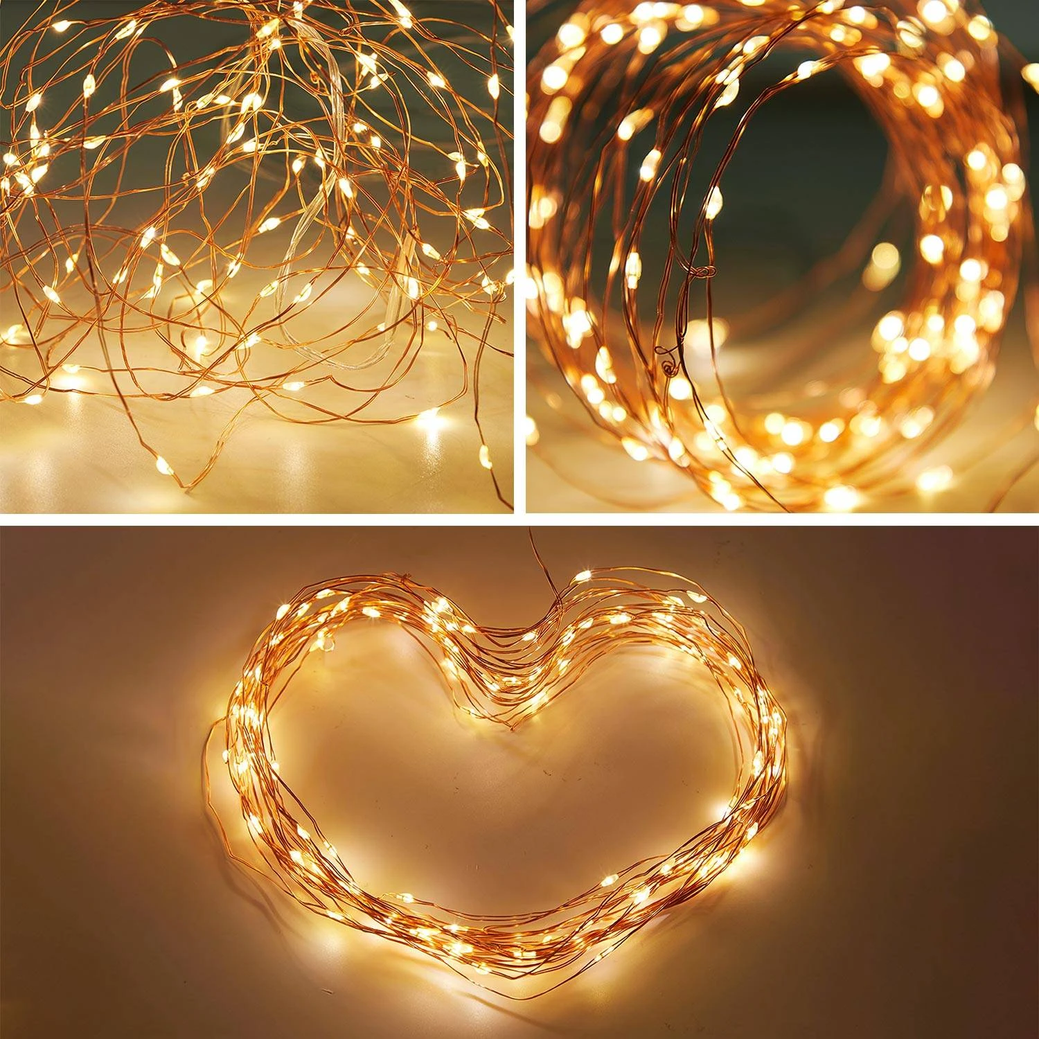 Guirlande LED Solaire Intérieure/extérieur, Fil De Cuivre 5 Guirlande LED Solaire Intérieure/extérieur, Fil De Cuivre – Image 3