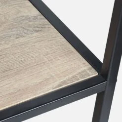 Etagère Bibliothèque Industrielle Métal Et Effet Bois 5 Niveaux -Jardin Et Extérieur ILFSHELF78BN 04