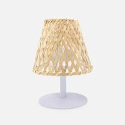 Lampe LED Nomade Sans Fil Intérieur/extérieur, En Bambou -Jardin Et Extérieur ILUMTOL26BAMB 01