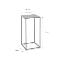 Table D'appoint Gigogne/ Bout De Canapé (lot De 2) 19 Table D'appoint Gigogne/ Bout De Canapé (lot De 2) -Jardin Et Extérieur INDUSTX2BK MENS 01