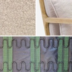 Rocking Chair Scandinave Bouclettes -Jardin Et Extérieur IRACSCABOUCL 04