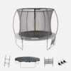 Trampoline 305cm Filet Intérieur Avec Pack D'accessoires -Jardin Et Extérieur KIT305INNERGY 01