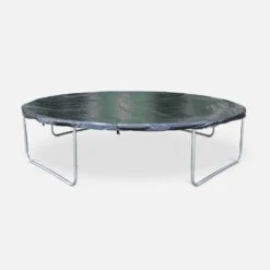 Trampoline 400cm Avec Pack D'accessoires Couleur : Gris -Jardin Et Extérieur KIT400GREY 03