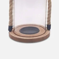 Lanterne En Verre, Anse En Corde Intérieur/extérieur (lot De 2) 10 Lanterne En Verre, Anse En Corde Intérieur/extérieur (lot De 2) -Jardin Et Extérieur LANT19ROPEX2 03