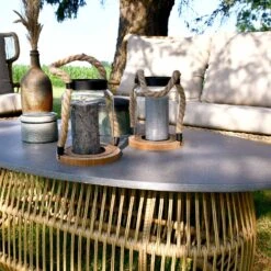 Lanterne En Verre, Anse En Corde Intérieur/extérieur (lot De 2) 13 Lanterne En Verre, Anse En Corde Intérieur/extérieur (lot De 2) -Jardin Et Extérieur LANT19ROPEX2 06