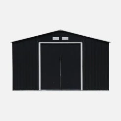 Abri De Jardin Métal 10,85m² -Jardin Et Extérieur MS1085GY 03