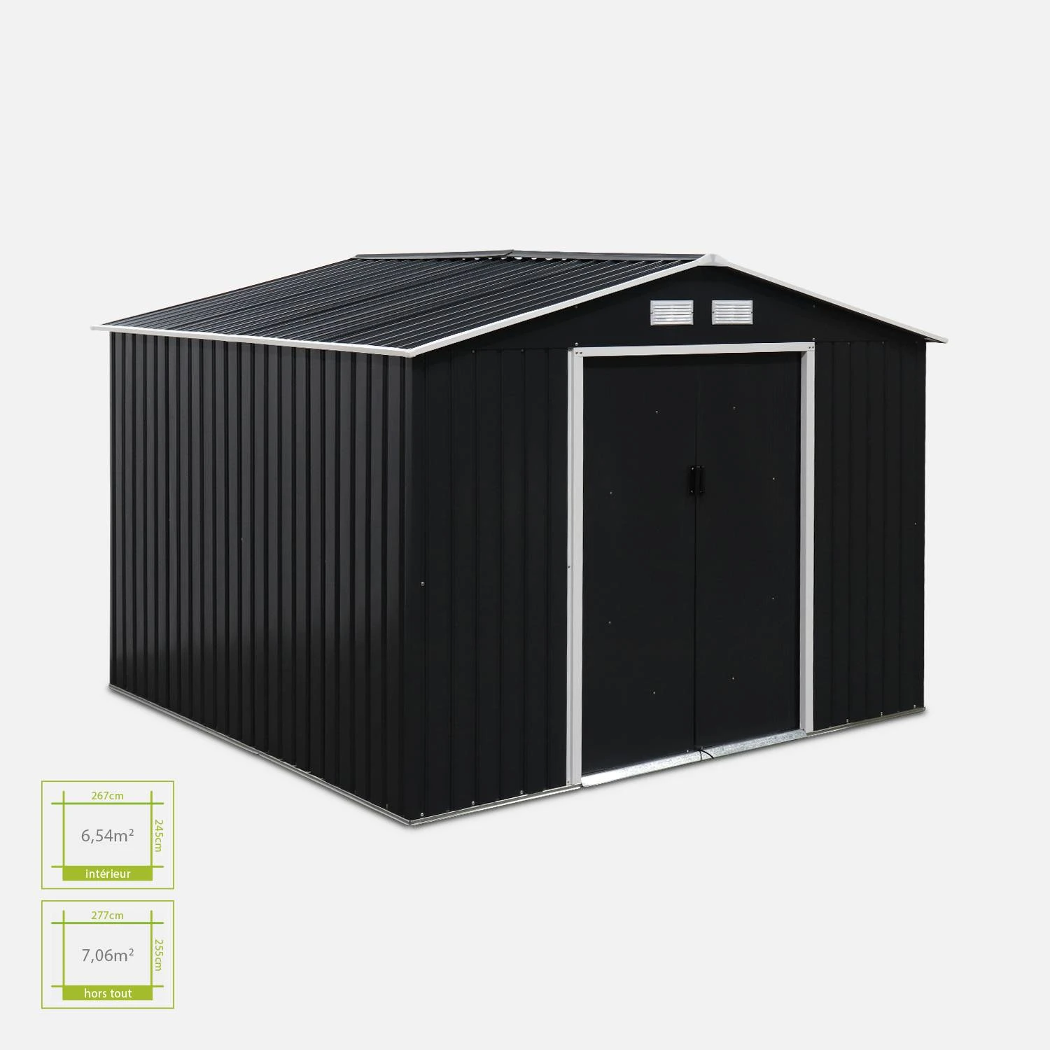 Abri De Jardin Métal 7,06m² 3 Abri De Jardin Métal 7,06m² – Image 2