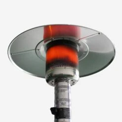 Parasol Chauffant Gaz 12,5kW Avec Housse De Protection Couleur : Noir -Jardin Et Extérieur PC1204HCBK 04