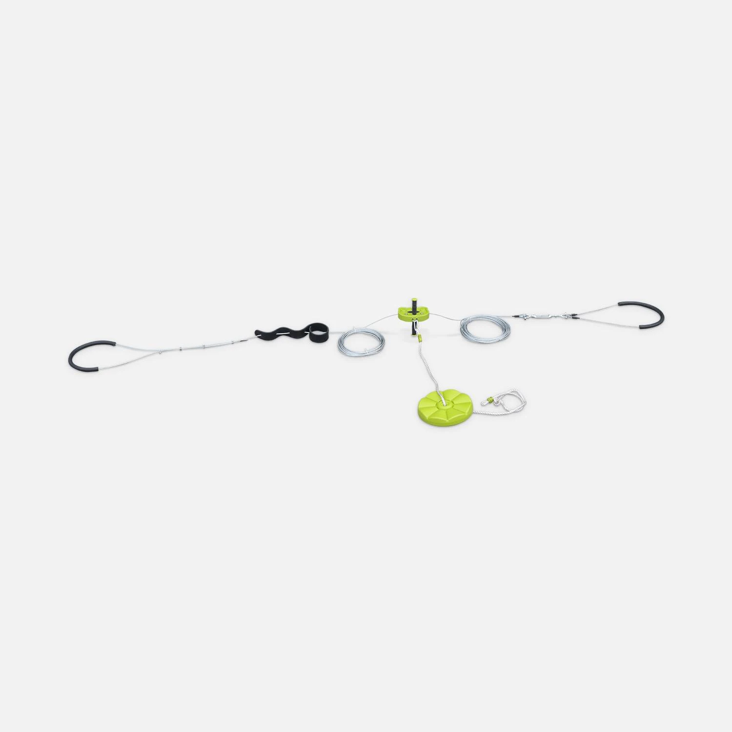 Tyrolienne Enfants Avec Balançoire Disque 30m 6 Tyrolienne Enfants Avec Balançoire Disque 30m – Image 4