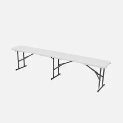 Table + Banc Réception Pliable Plastique -Jardin Et Extérieur RECPL180SET 02
