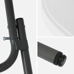 Table Mange Debout Pliable Avec Housse De Protection (lot De 2) Couleur : Noir 11 Table Mange Debout Pliable Avec Housse De Protection (lot De 2) Couleur : Noir -Jardin Et Extérieur RECPL80X2BKCOV 03