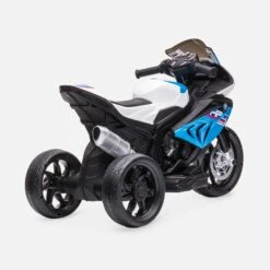Moto électrique Enfant BMW HP4 6V, 1 Place Couleur : Bleu -Jardin Et Extérieur ROCMOTOBMW6BLU 03