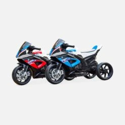 Moto électrique Enfant BMW HP4 6V, 1 Place Couleur : Bleu -Jardin Et Extérieur ROCMOTOBMW6BLU 06