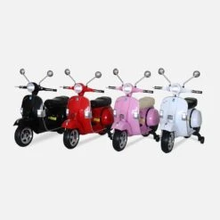 Scooter électrique Enfant Vespa 12V, 1 Place Couleur : Rose -Jardin Et Extérieur ROCVESPAPINK 04