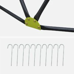 Dôme D'escalade Avec Toboggan -Jardin Et Extérieur SL120DC 03