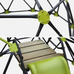 Dôme D'escalade Avec Toboggan -Jardin Et Extérieur SL120DC 04