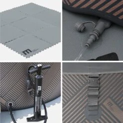 Spa Gonflable 8 Places Rond Massage Air-jets Wifi Ozonateur UVC Couvercle Tapis -Jardin Et Extérieur SPAMONO8 04