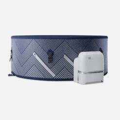 Spa Gonflable 6 Places Rond Massage Air-jets Wifi Ozonateur UVC Couvercle Tapis -Jardin Et Extérieur SPANAVAL6 02