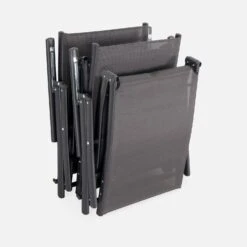 Lot De 2 Bains De Soleil Pliants -Jardin Et Extérieur TXFOLDSUNX2AT 04