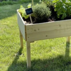 Carré Potager Pour Enfants En Bois Sur Pieds -Jardin Et Extérieur VGKIDS60 05