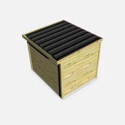 Abri De Jardin Bois 6,48m², Sapin Du Nord Traité Autoclave Ep.27mm -Jardin Et Extérieur WSAF25X2NAT 04