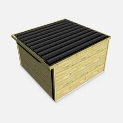 Abri De Jardin Bois 13m², Sapin Du Nord Traité Autoclave Ep.27mm 11 Abri De Jardin Bois 13m², Sapin Du Nord Traité Autoclave Ep.27mm -Jardin Et Extérieur WSAF33X33NAT 05