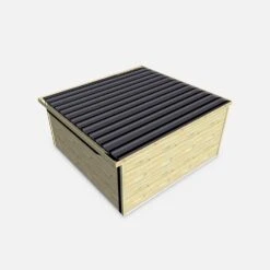 Abri De Jardin Bois 20,3m², Sapin Du Nord Traité Autoclave Ep.27mm 11 Abri De Jardin Bois 20,3m², Sapin Du Nord Traité Autoclave Ep.27mm -Jardin Et Extérieur WSAF42X42NAT 03