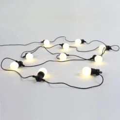 Guirlande Lumineuse Extérieure 4,5m Couleur : Blanc Chaud -Jardin Et Extérieur XMASGG50WH 02