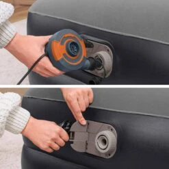 Matelas Gonflable électrique Avec Pompe Intégrée, 46cm -Jardin Et Extérieur abbwdouble46 9ed761324565dd3bac650abbbf3f7943