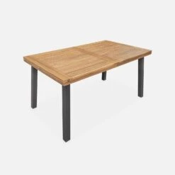 Table Intérieur / Extérieur Bois Et Métal + 4 Chaises En Corde Empilables Couleur : Beige -Jardin Et Extérieur ac150kd4rpbg 5ddb724c09d9550936c02e376b6e8a45