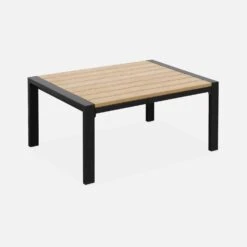 Salon De Jardin Aluminium Et Polywood 4 Places Couleur : Gris Foncé -Jardin Et Extérieur afpw3101atgy 06a66a35f9af495fa0b62f1b052552b5