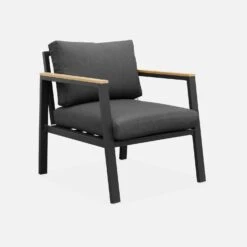 Salon De Jardin Aluminium Et Polywood 4 Places Couleur : Gris Foncé -Jardin Et Extérieur afpw3101atgy 9595dd54db9f6e18a2054bd2b0030c96