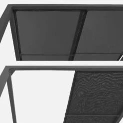 Lit De Jardin Aluminium, 2 Matelas Inclinables, Toit Avec Panneaux Amovibles Couleur : Anthracite / Anthracite -Jardin Et Extérieur afsunbedat e14ccfd1f13d44953ad1cbac42c639c9