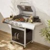 Barbecue Gaz 4 Brûleurs Dont 1 Feu Latéral Couleur : Noir -Jardin Et Extérieur bbq3593bk 21e4d9f57f4a4575ba1f781d78591f91