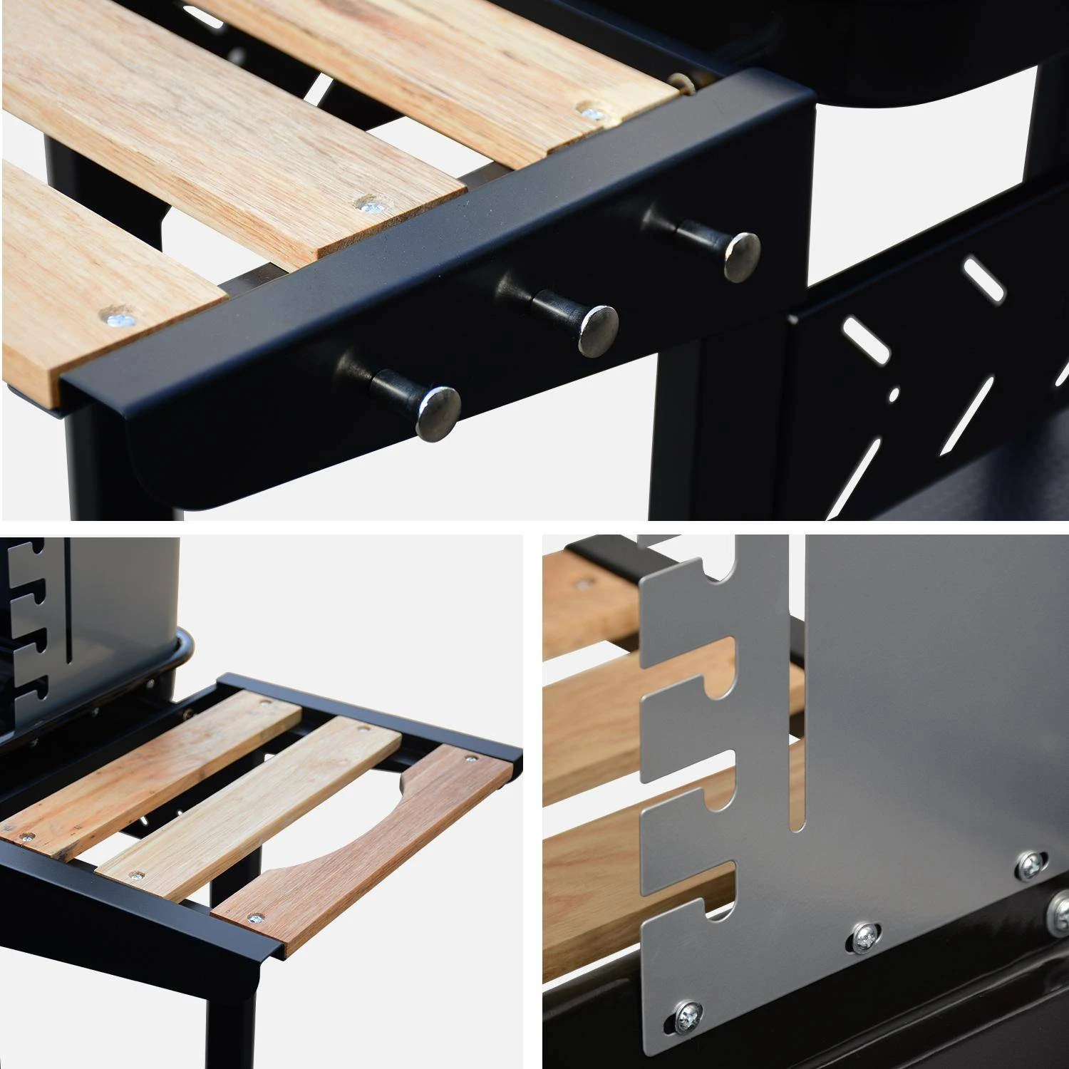 Barbecue Charbon + Cheminée D’allumage 6 Barbecue Charbon + Cheminée D’allumage – Image 4