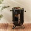 Barbecue Fumoir Charbon De Bois -Jardin Et Extérieur bbqsmk103prem f19dbde24a6bac47587157bba867f7f1