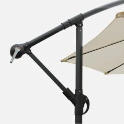 Parasol Déporté Rond Ø300cm Couleur : Ecru -Jardin Et Extérieur bu300ecru f252327ac704331cbb356e334702958e