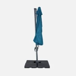 Parasol Déporté Rond Ø 350cm Couleur : Bleu Canard -Jardin Et Extérieur cdukd350bd 38b9b8999dfc9887e7b01925dd2a9aa1