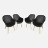 Fauteuil Scandinave Acacia (lot De 4) Couleur : Anthracite -Jardin Et Extérieur cemarmatx4 2d0e468dca3b305b5141d5988f58f406