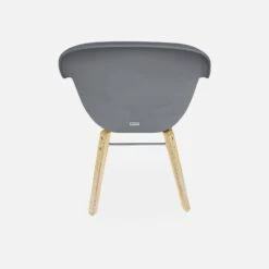 Fauteuil Scandinave Acacia (lot De 2) Couleur : Gris -Jardin Et Extérieur cemarmgyx2 9923295460a1ab005214b338ea030f22